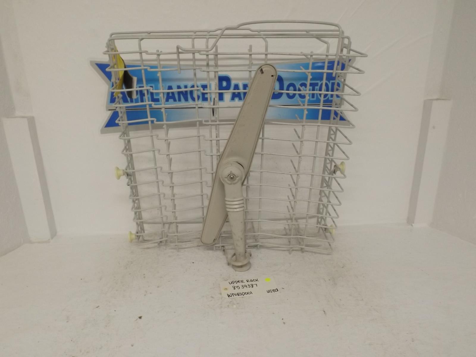 Whirlpool Dishwasher 8539387 Upper Rack Used Whirlpool Dishwasher 8539387 Upper Rack Used